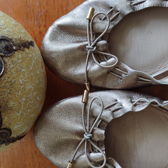 ~Aerin gold ballerina flats~ - Picture 2 of 5